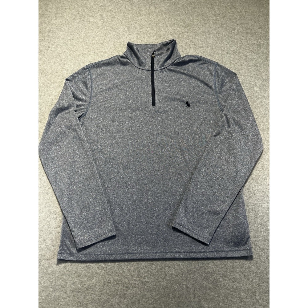 Polo Ralph Lauren‎ Performance Long Sleeve Shirt Sz M Lightweight Blue Men's